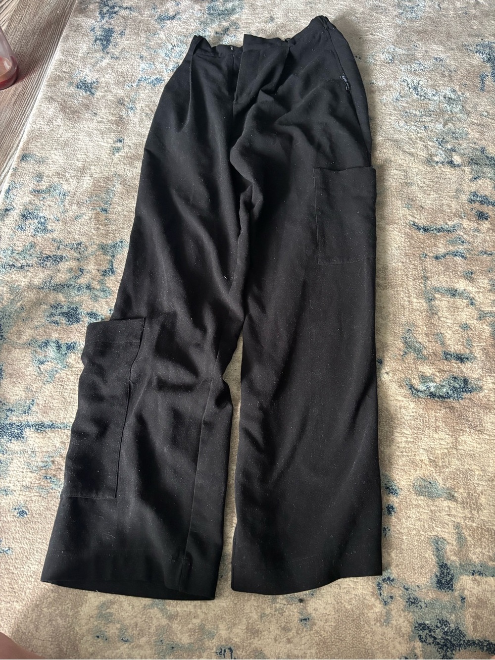 Black trousers with side pockets uk size 6 us size 2